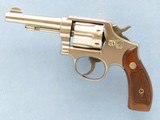 Smith & Wesson Military & Police, Nickel Finished, Round Butt, Cal. .38 Special, 1955 Vintage - 1 of 8