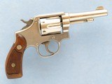 Smith & Wesson Military & Police, Nickel Finished, Round Butt, Cal. .38 Special, 1955 Vintage - 2 of 8