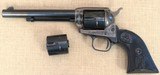 ** SOLD ** 1971 Vintage Colt Peacemaker .22 Caliber Single Action Revolver w/ Both .22 LR & Magnum Cylinders - 1 of 25