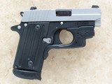 Sig Sauer P238 with Crimson Trace Laser Sight, Cal. .380 ACP, 2009 Vintage - 3 of 11