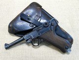 1921 DWM Police Luger issued to Rural Police with L.Z.A. proofed holster - 1 of 24