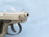 ***SOLD***Beretta Model 21 Bobcat INOX, Cal. .22 LR, with Box & Pistol Pouch - 9 of 12