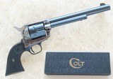 Colt Single Action Army, 1959 Vintage, Cal. .38 Special, with Original Black Box