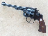 Smith & Wesson K22 Outdoorsman 1st Model, Cal. .22 LR, 1938 Vintage, with Factory Letter