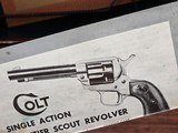 COLT single action Frontier Scout revolver .22 lr duo tone - 3 of 6