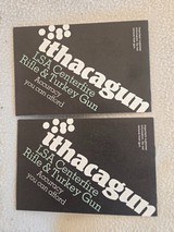 Ithaca manuals and brochures - 1 of 6