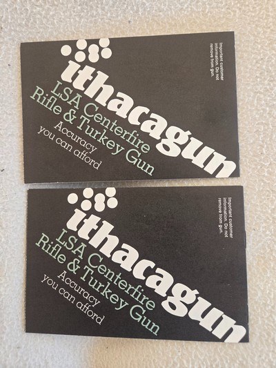 Ithaca manuals and brochures