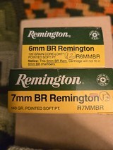 7mm BR and 6mm BR ammo (Remington) - 1 of 4