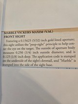 Marbles VIcker MAxim sights - Image 1 of 4