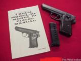 CZ Model 50 - import marked 7.65mm (.32) - Bakelite grips - includes owners manual - 7 of 9