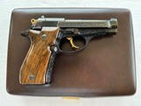 Rare - Beretta Model 84 .380 Tercentennial (#136 of 300) Semi-Automatic Pistol - 3 of 9
