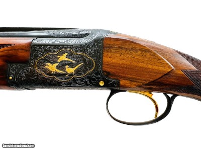 BROWNING GRADE VI (PRE MIDAS) 12 GAUGE LIGHTNING - WOOD CASE - BROWNING LETTER
