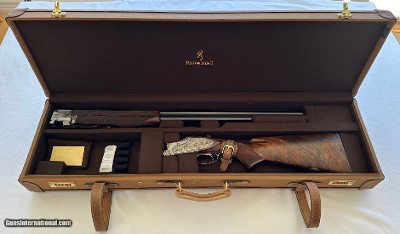 BELGIUM BROWNING F1 GRADE - B25 12 GAUGE - SIGNED BY F. KRILL - CUSTOM LEATHER CASE - Image 19 of 20