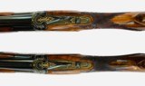 PAIR OF BROWNING EXHIBITION 20 GAUGE - PICTURED IN NED SCHWING'S BOOK PAGES 106 AND 224 - BROWNING LETTERS - CASED - 11 of 20