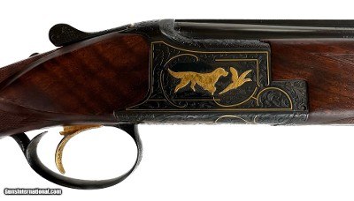 BROWNING SUPERPOSSED B 25 - P3U - 28 GAUGE - DEBRUS/BAERTON SIGNED - BROWNING LETTER