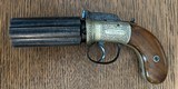 Fine W.A. Beckwith English Six-Shot Pepperbox Pistol - 2 of 11