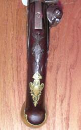 Italian (Brescian) Royal Guard or Household Flintlock Pistol Circa 1750-70 Brass & silver Inlay - 15 of 15