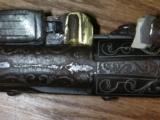 18Th Century Spanish Miquelet Flintlock Blunderbuss Pistol - 11 of 15