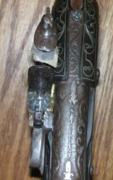 18Th Century Spanish Miquelet Flintlock Blunderbuss Pistol - 10 of 15
