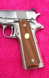 Colt 70 Series Gold Cup National Match in RARE Electroless Nickel With Box - 3 of 13