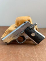 Early production Colt Mustang STAINLESS 380 ACP - 1 of 5
