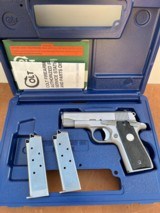 Exceptional Colt 380 Government All Stainless NEW IN BOX! 1993 - 4 of 6