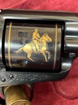 Colt SAA 45 John Wayne Gold Engraved LIMITED DUKE Commemorative 1982 RARE - 3 of 9