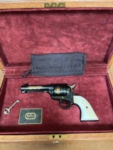 Colt SAA 45 John Wayne Gold Engraved LIMITED DUKE Commemorative 1982 RARE - 1 of 9