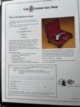 RARE Colt Heirloom Officers ACP Custom Shop - 3 of 13