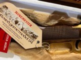 Winchester Antlered Game Deluxe Gold Engraved lever action rifle. AS-NEW IN BOX - 10 of 10