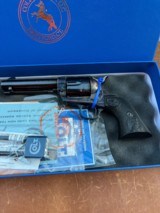 Hard to find 2007 Colt SAA 45 4-3/4” Royal Blue Custom Shop - 5 of 8