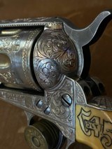 Beautiful Engraved and gold accented Colt SAA (1898) 5-1/2” - 12 of 15