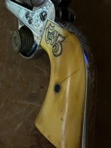 Beautiful Engraved and gold accented Colt SAA (1898) 5-1/2” - 13 of 15