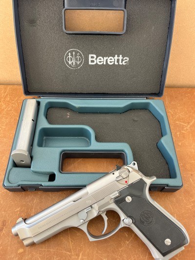 RARE Beretta 92FS INOX GHOST L prefix Italy all stainless boxed