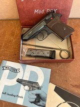Rare MINTY Pre-68 Walther PPK 32 ACP in Alligator box (1963) - 1 of 15
