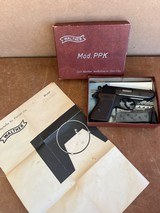 Rare MINTY Pre-68 Walther PPK 32 ACP in Alligator box (1963) - 2 of 15