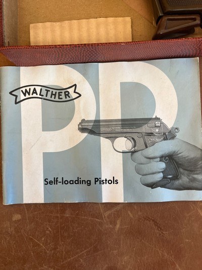 Rare MINTY Pre-68 Walther PPK 22LR in Alligator box (1965) - Image 2 of 14
