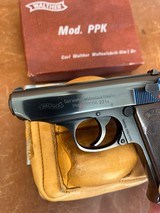 Rare MINTY Pre-68 Walther PPK 22LR in Alligator box (1965) - Image 4 of 14