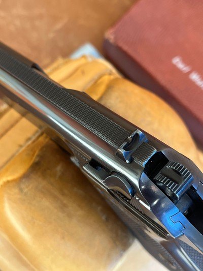 Rare MINTY Pre-68 Walther PPK 22LR in Alligator box (1965) - Image 10 of 14