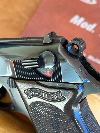 Rare MINTY Pre-68 Walther PPK 22LR in Alligator box (1965) - Image 8 of 14