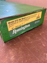 MINT BOXED early 1970's 28 gauge LW skeet 870 LW Wingmaster 25" NIB. - 1 of 15