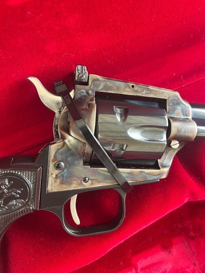 Cased Colt John Wayne “THE DUKE” commemorative 22 Frontier revolver - Image 3 of 9