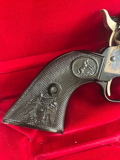 Cased Colt John Wayne “THE DUKE” commemorative 22 Frontier revolver - Image 9 of 9