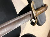 1841 Snell Mississippi Sabre Bayonet Made at Harpers Ferry Armory. Scarce. - 4 of 5