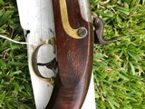 1842 Aston Percussion Pistol dated 1847 Great Wood - 5 of 7