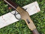 1866 Winchester Rifle with scarce Round Barrel - 2 of 13