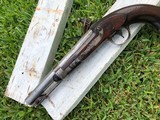 1836 Johnson Flintlock Pistol Sharp Stock Original Flintlock - 5 of 6