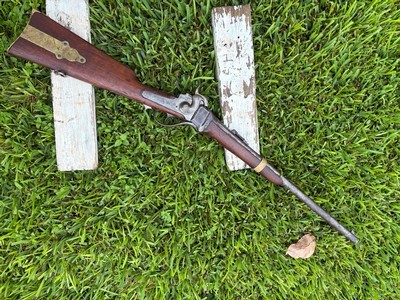 1859 Sharps Brass Mounted Carbine Georgia Used
