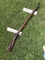 Brown Bess 1761 Edge marked Flintlock Musket with Bayonet.