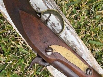 Harpers Ferry 1805 pistol converted to percussion. - Image 8 of 11